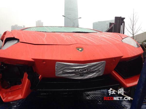 Lamborghini driver attempts drift, plows into a new museum in China's Changsha on Christmas Eve