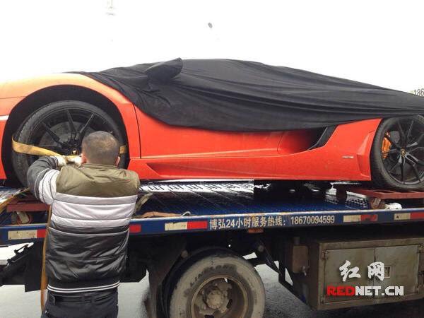 Lamborghini driver attempts drift, plows into a new museum in China's Changsha on Christmas Eve