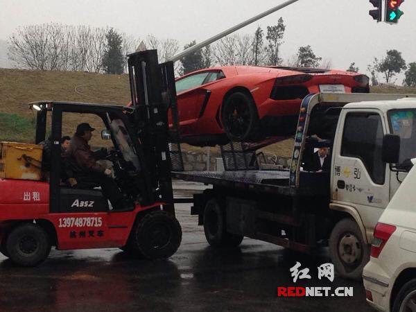 Lamborghini driver attempts drift, plows into a new museum in China's Changsha on Christmas Eve