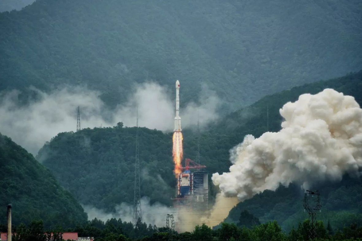 China launched a pair of Beidou-3 navigation satellites at 01:48 UTC today from Xichang, using a Long March 3B/YZ-1 to put the sats into medium Earth orbit. These are the 33rd and 34th satellites of China's Beidou system, a rival to GPS. China   21/21 in orbital launches in 2018   