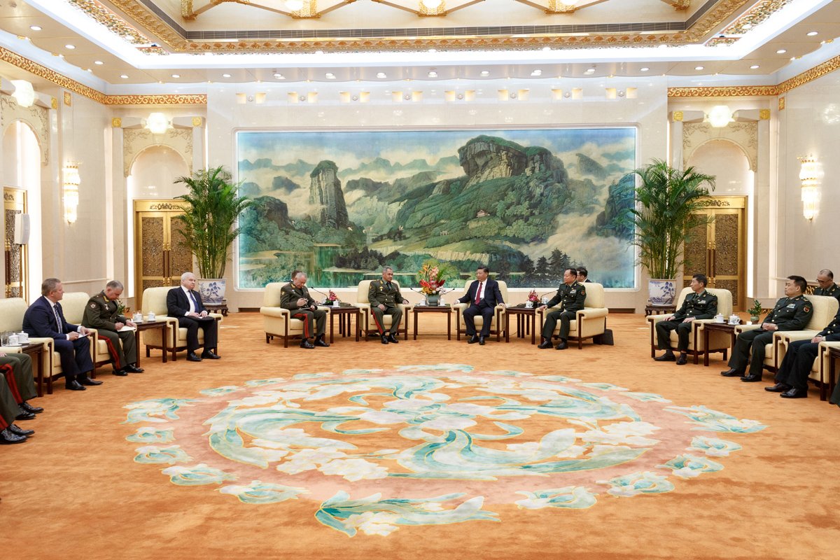 Russian Minister of Defense Shoigu is on visit in Beijing