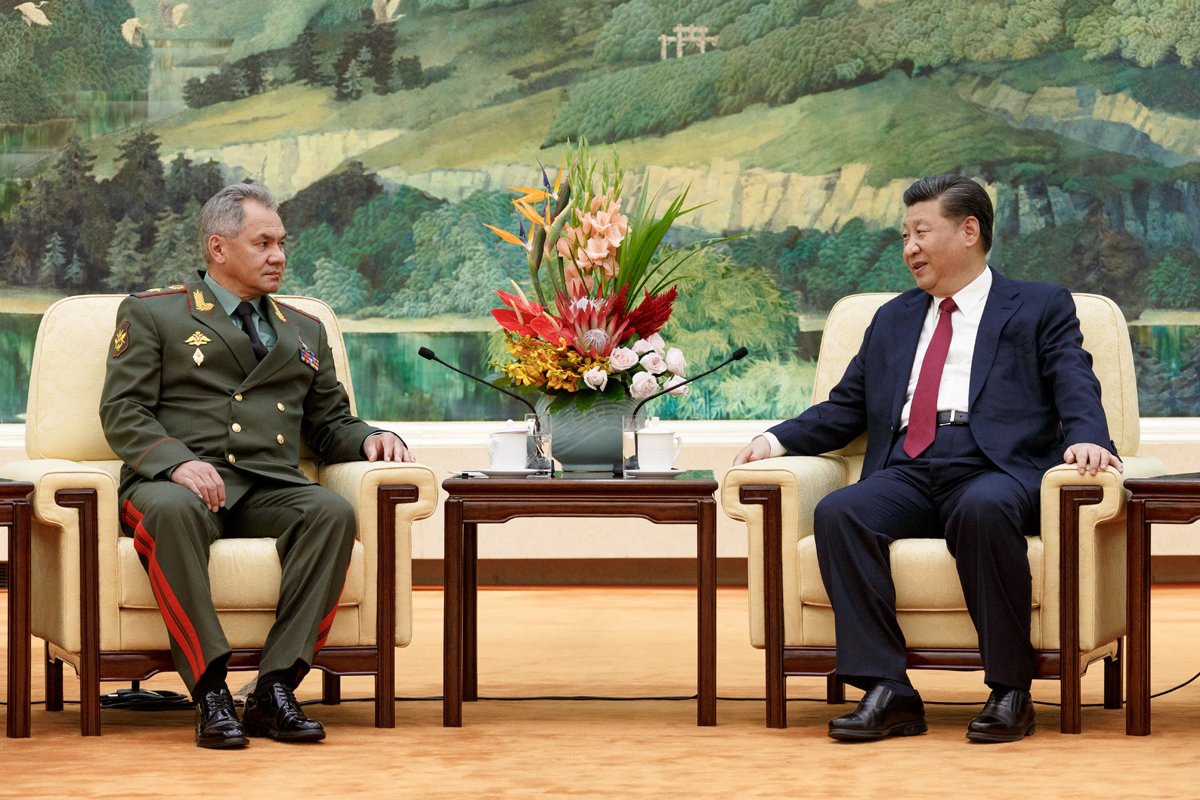 Russian Minister of Defense Shoigu is on visit in Beijing