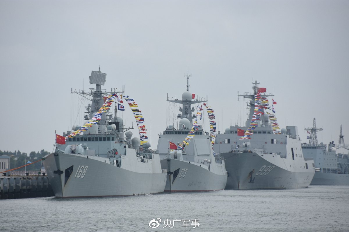 China SSF Zhanjiang PLAN begins JointNavalEx2018 with 10 ASEAN countries' Navy from 10/21/2018   