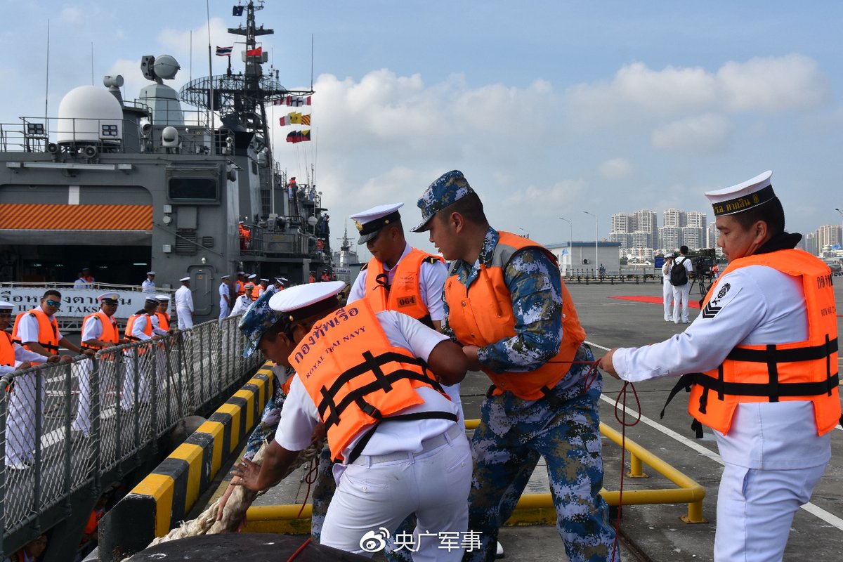 China SSF Zhanjiang PLAN begins JointNavalEx2018 with 10 ASEAN countries' Navy from 10/21/2018   