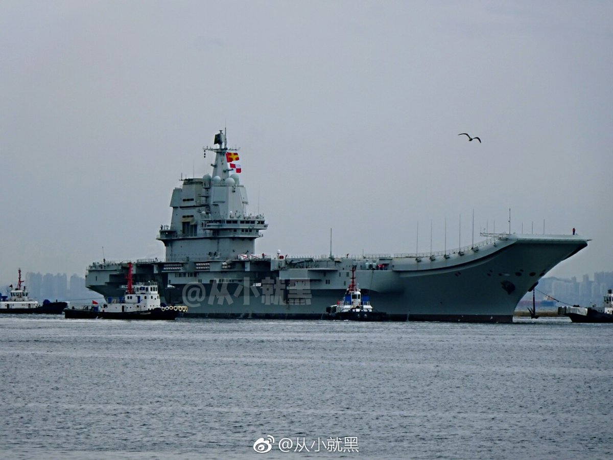 As scheduled, 3rd sea trials of 002 CV starts this morning.   