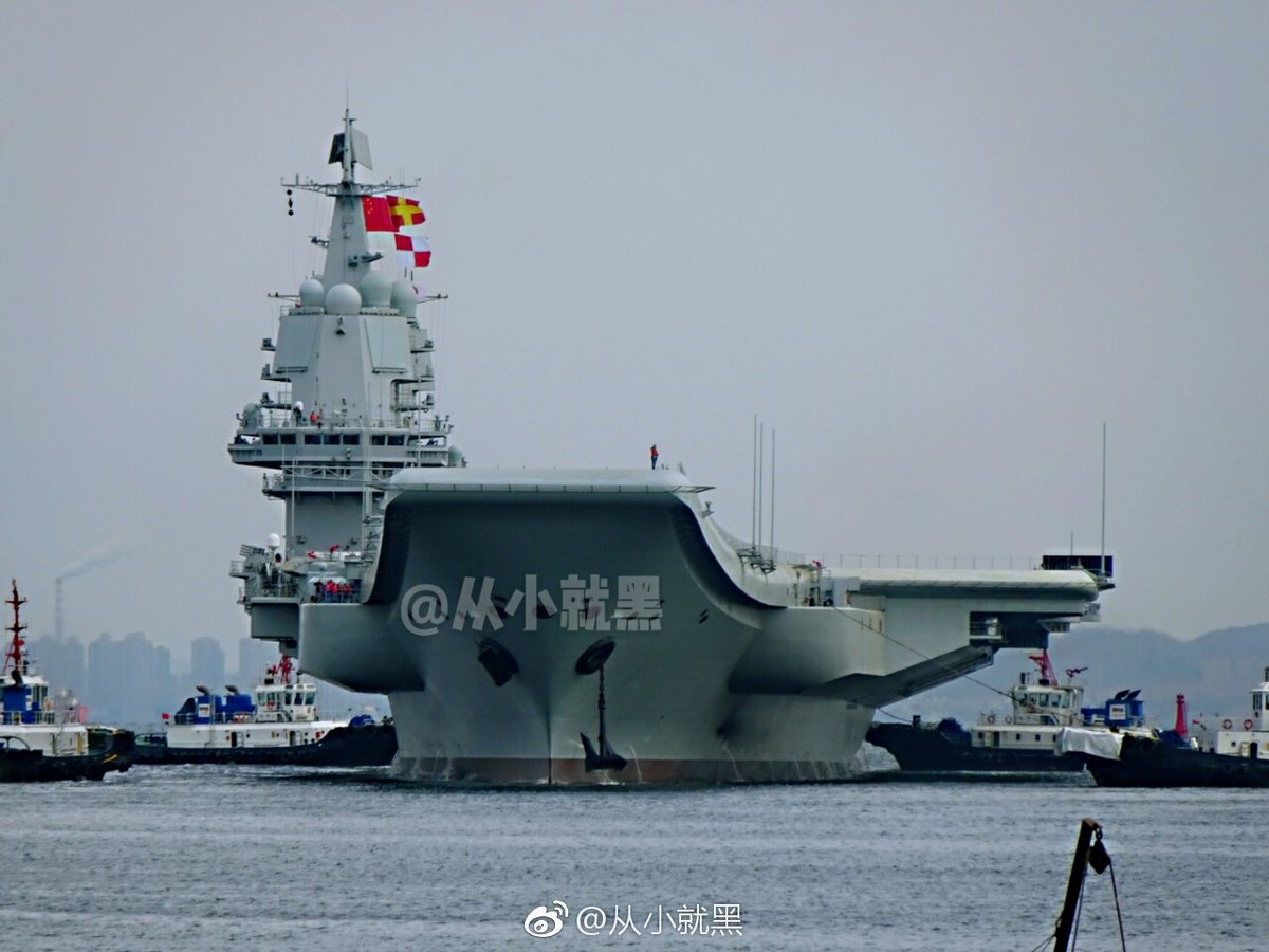 As scheduled, 3rd sea trials of 002 CV starts this morning.   