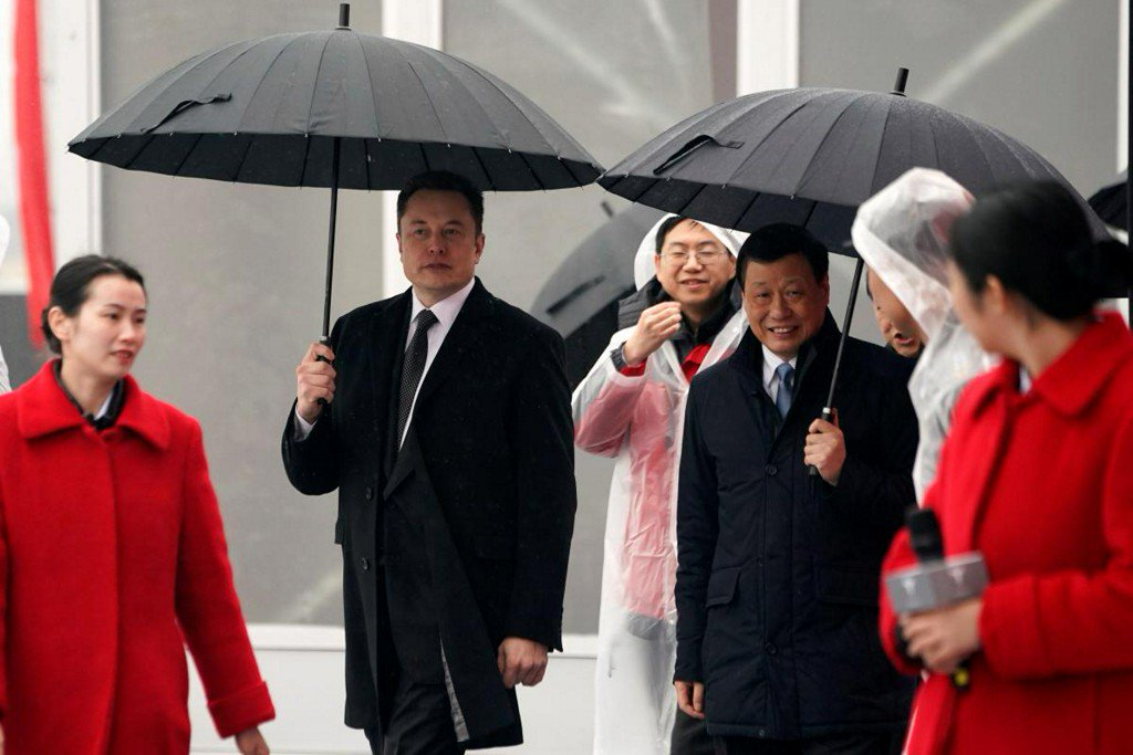 Tesla CEO Musk says to break ground on Shanghai Gigafactory today    