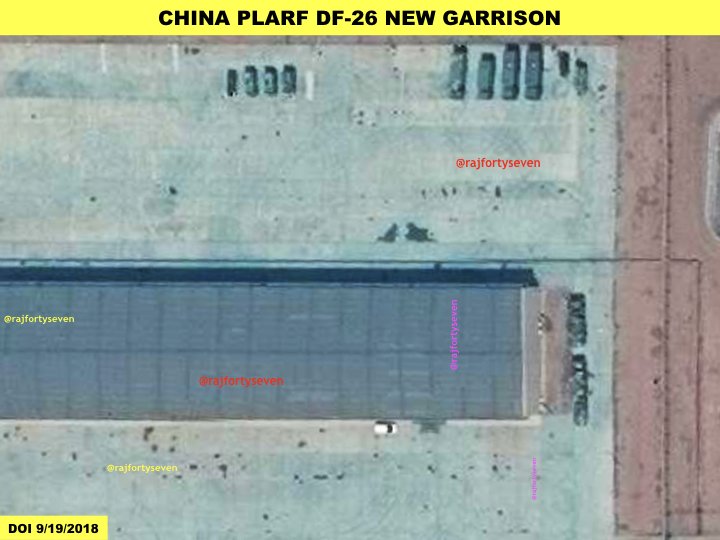 China PLARF DF26 new garrison near Alxa looks more like a permanent rocket force training facility. Covers complete ArabianSea BayofBengal and parts of IOR. With innumerous launch pads, it would be difficult to track real deployments.   