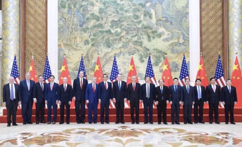 U.S.-China trade talks: 17 men in a room.   