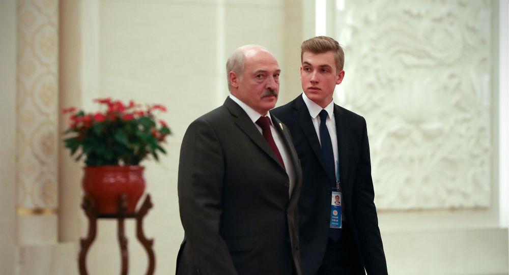 Belarusian president Alexander Lukashenka travelled to One Belt One Road summit in Beijing, China, with his youngest son Mikalaj 