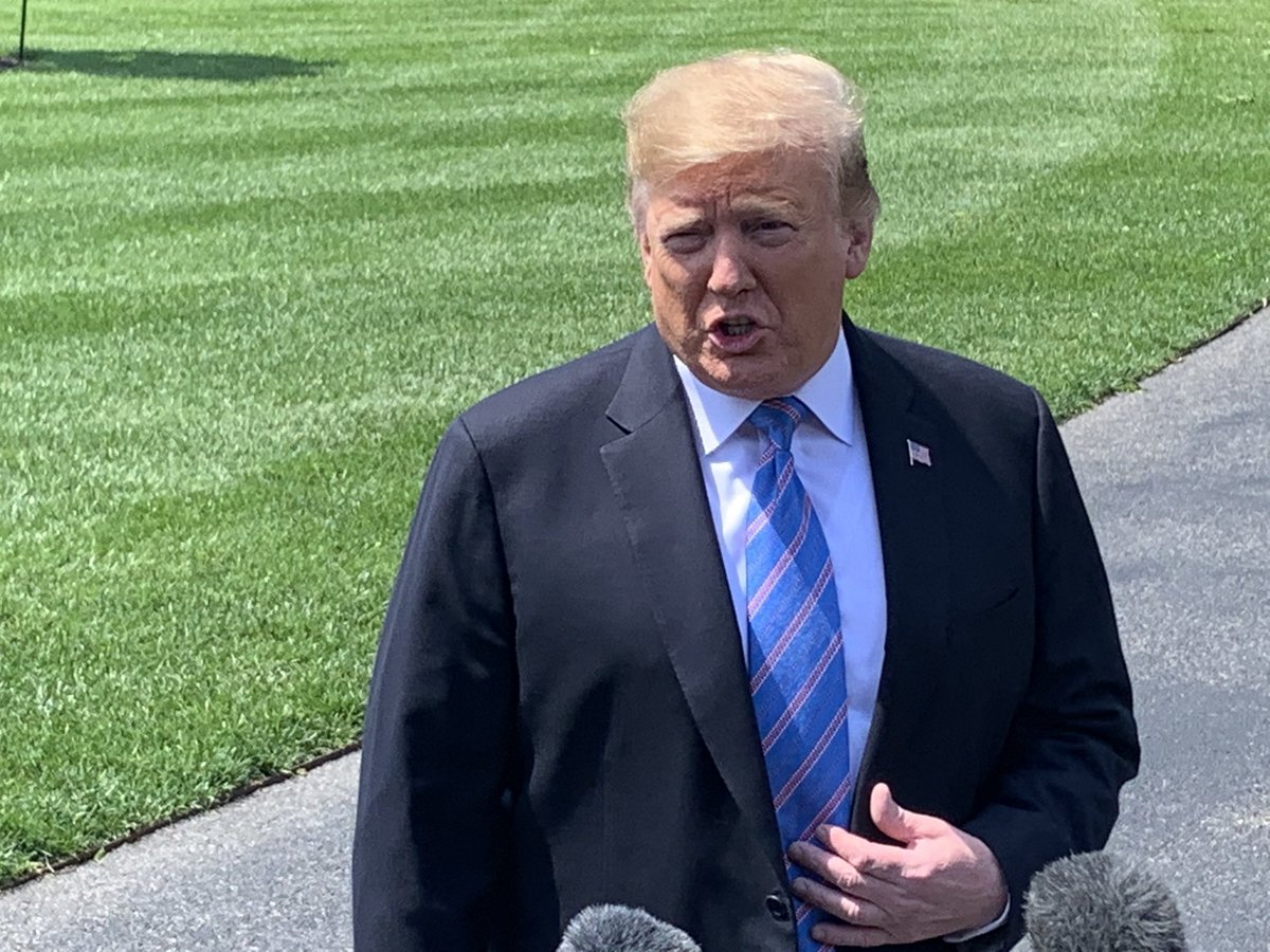 They really broke it, replies @POTUS to question about whether it's accurate to say the trade talks with China collapsed.   