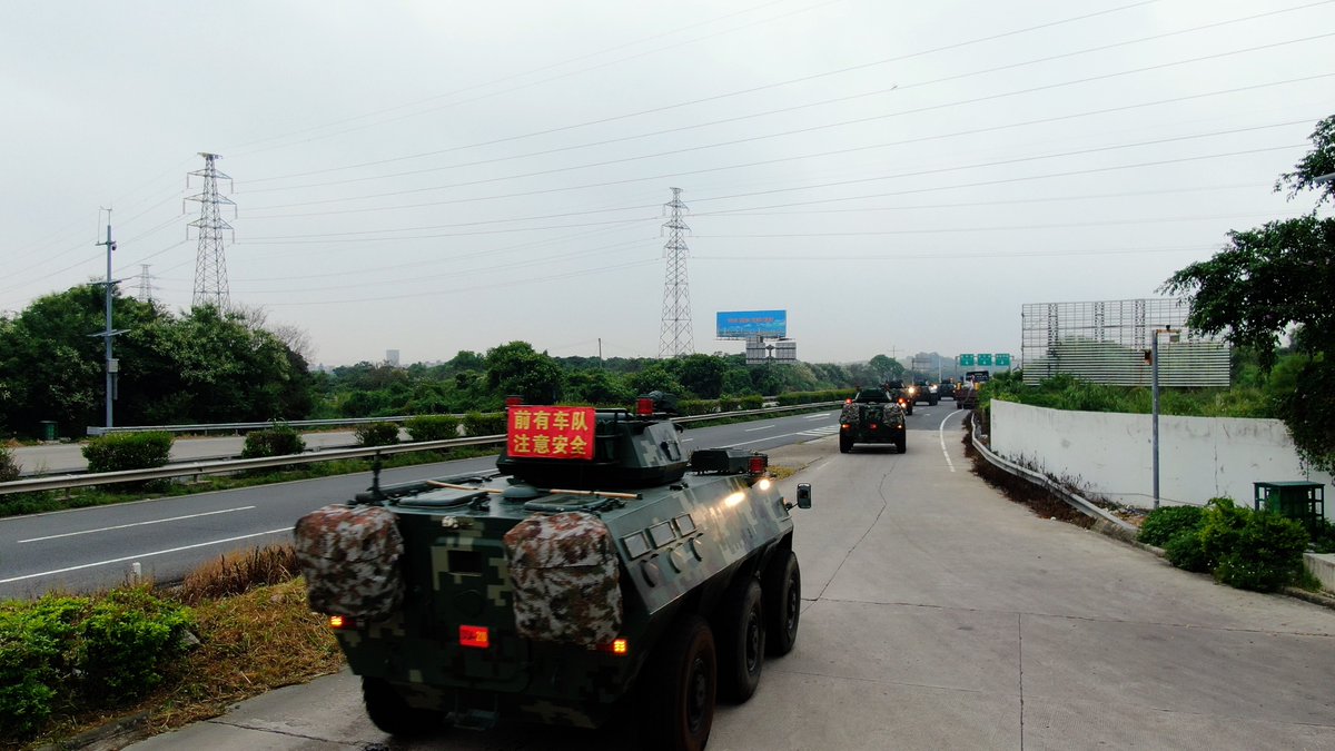 CGTN:China's Armed Police Force stations in south China's Shenzhen