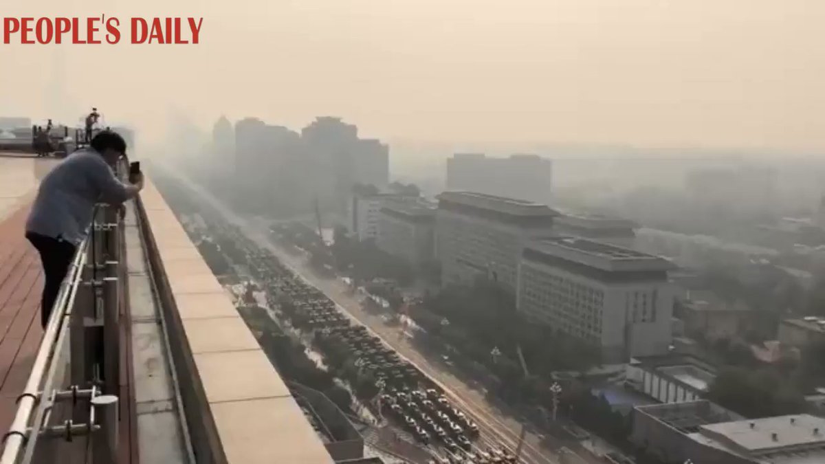 Personnel and military equipment are ready for the grand military parade to celebrate the 70th anniversary of the founding of People's Republic of China, which will kick off around 10:00 BJT Tuesday