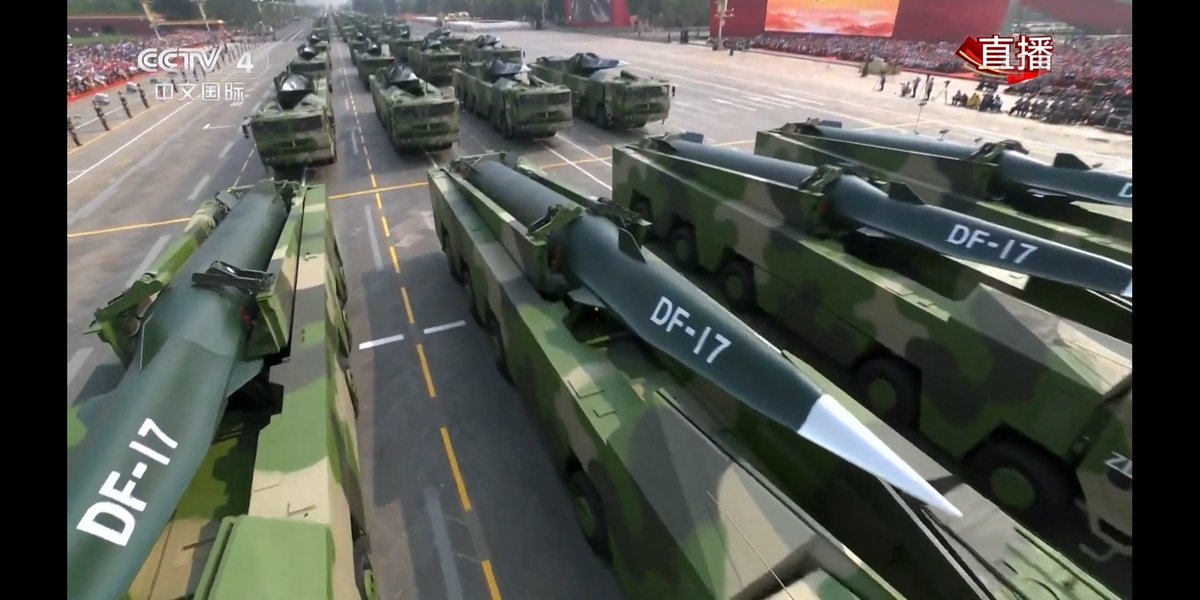 Close up of DF-17