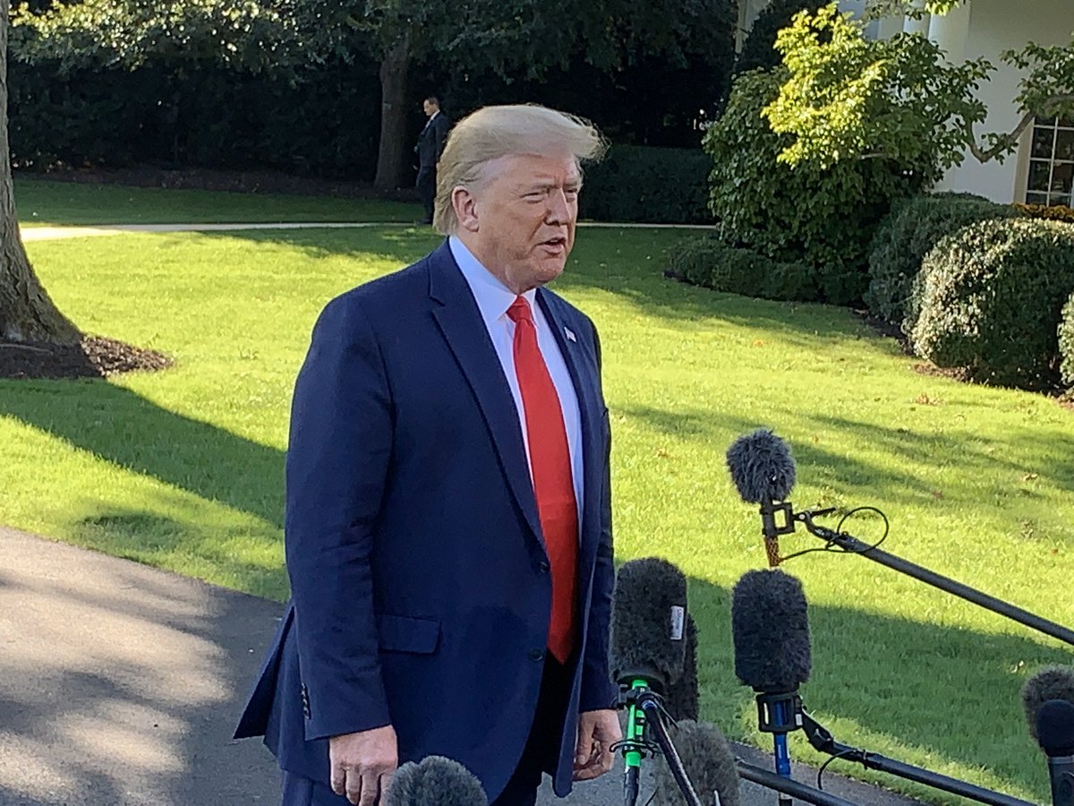 Talks with China have gone very well, says @POTUS