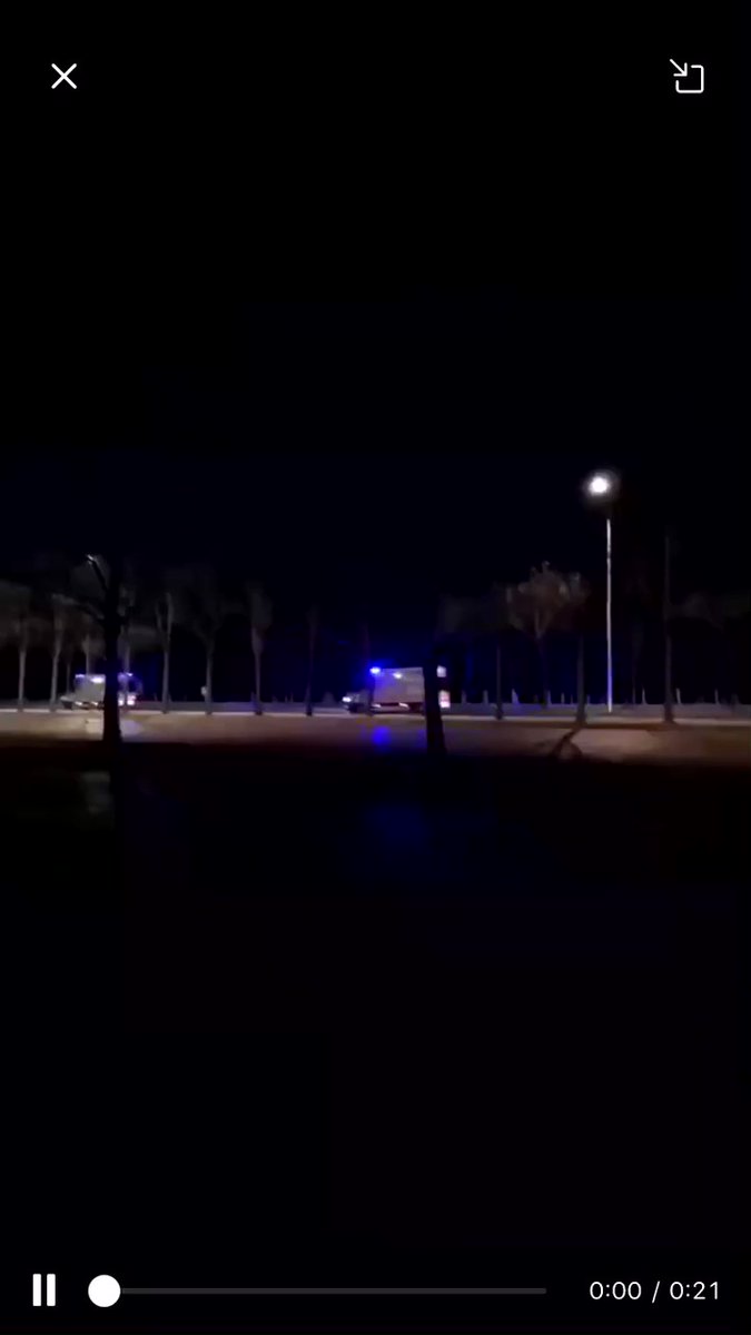 Those ambulance convoys are supposedly being seen in Beijing near a facility that was used to fight SARS during the 2003 outbreak 
