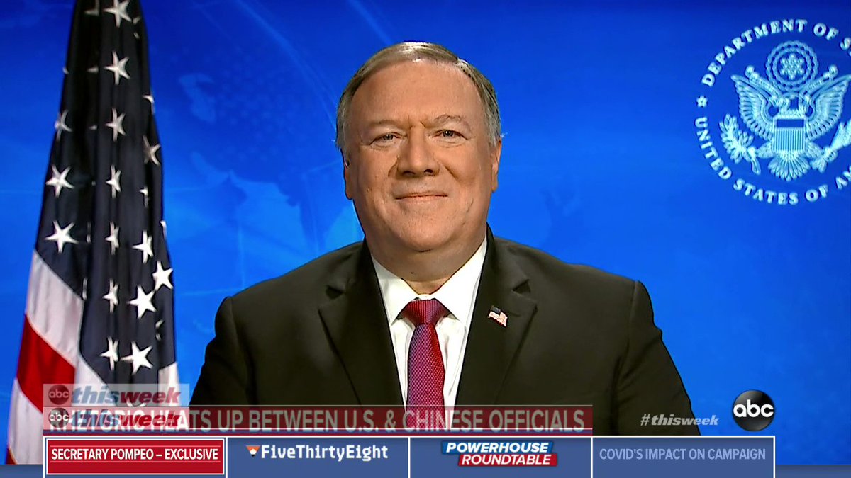 US Secretary of State Mike Pompeo says, there's enormous evidence that CoronaVirus originated in Wuhan lab of China. United States will hold China accountable. Hits out at Beijing for 'Classic Communist Disinformation Campaign'