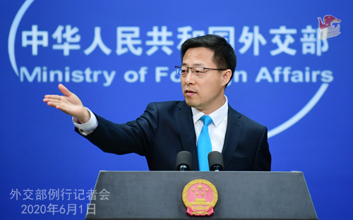Black lives matter and their human rights should be guaranteed, said China's FM spokesperson on Monday, urging U.S. to eliminate racial discrimination, protect minorities