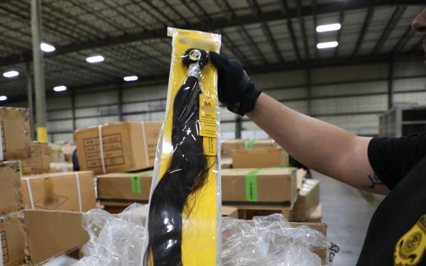 .@CBP in the NYFO detained hair accessories that may have been made with forced labor. We are dedicated to keeping unlawful products off the shelves