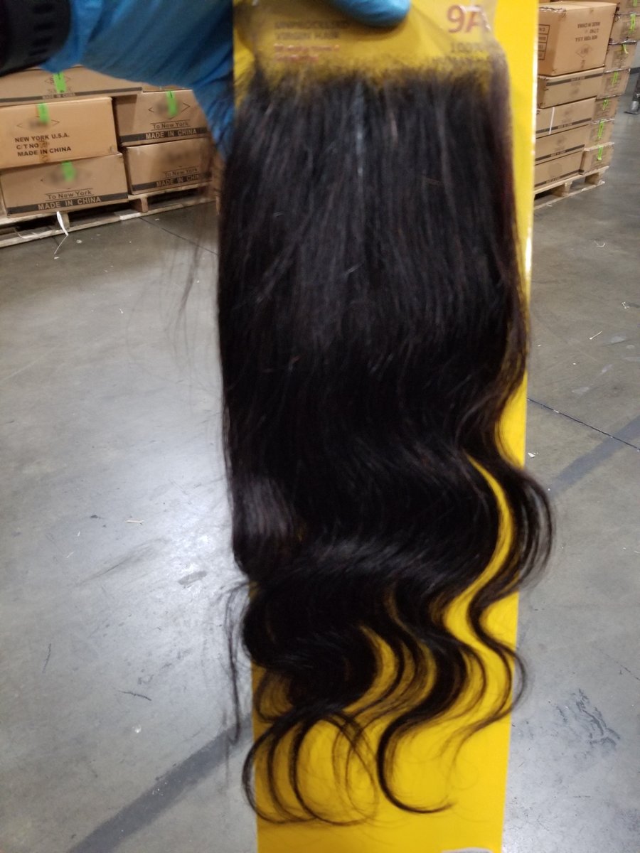 US Customs & Border Protection announces seizure of  products made with human hair from Xinjiang, China indicating potential human rights abuses of forced child labor & imprisonment. Seizure:13 tons of hair products worth $800,000+ from the Lop County Meixin Hair Product Co Ltd