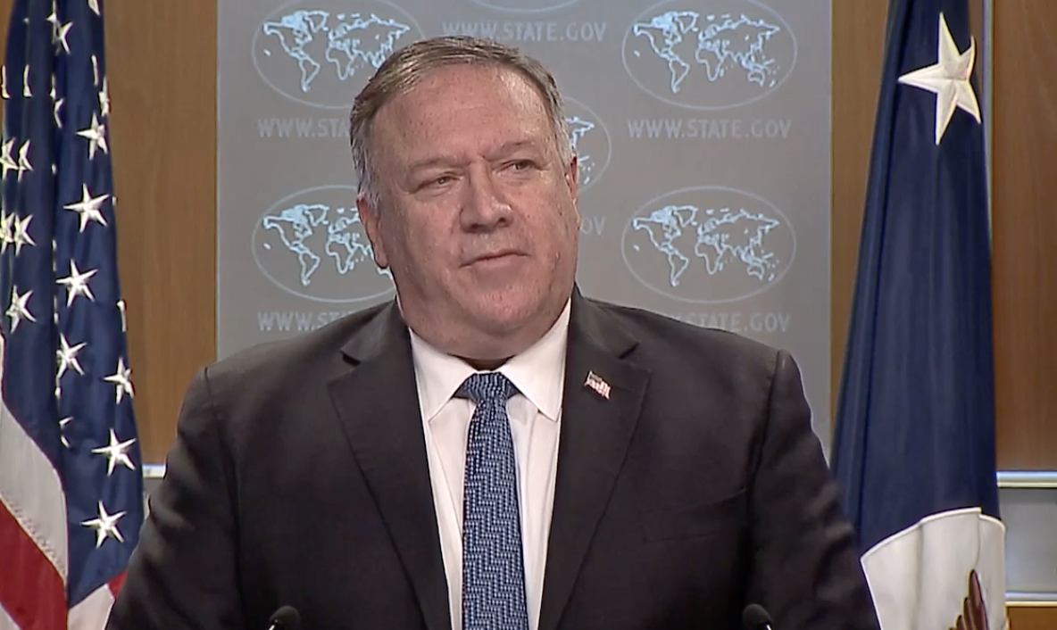 I urge U.S. citizens to exercise increased caution with respect to travel in or to China, says @SecPompeo