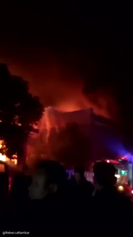 Chine : Ce soir, un incendie se serait déclaré dans une usine de climatisation à côté du marché fermier de Ningbo Yunlong, dans la province du Zhejiang. Aucun bilan disponible