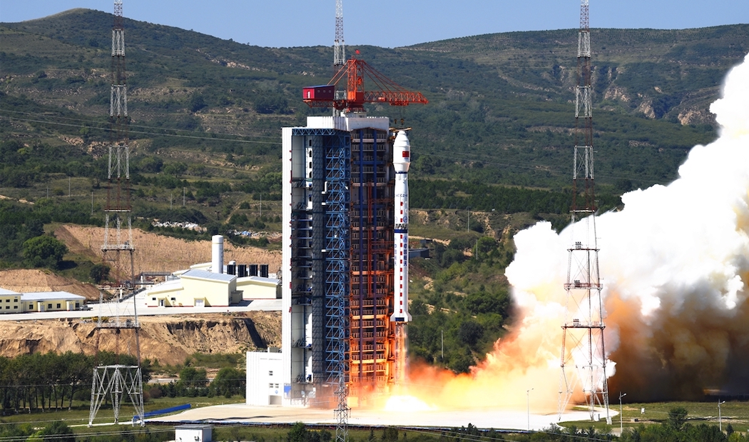 China launched an Earth observation satellite on top of a Long March 4C rocket Tuesday to monitor land surfaces, water resources, and air quality