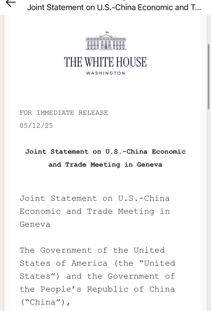 US and China jointly suspend some of the tariffs until they hold talks on how to move forward in bilateral trade