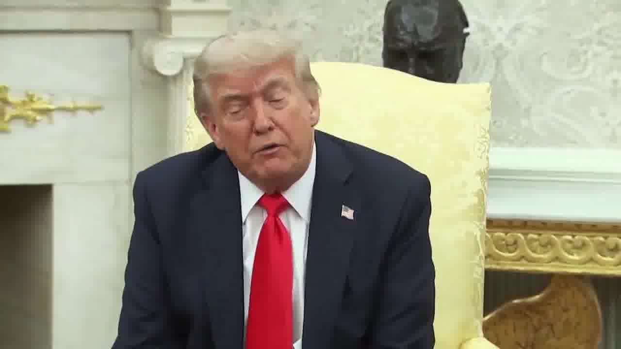 .@POTUS o rozmowie z prezydentem Xi: „Mieliśmy bardzo dobrą rozmowę. Ustaliliśmy, że @SecScottBessent, @howardlutnick i @USTradeRep spotkają się ze swoimi najważniejszymi ludźmi.