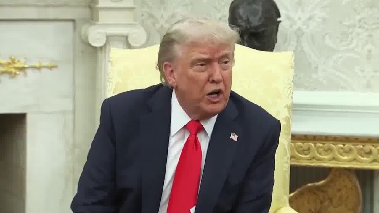 .@POTUS o rozmowie z prezydentem Xi: „Mieliśmy bardzo dobrą rozmowę. Ustaliliśmy, że @SecScottBessent, @howardlutnick i @USTradeRep spotkają się ze swoimi najważniejszymi ludźmi.