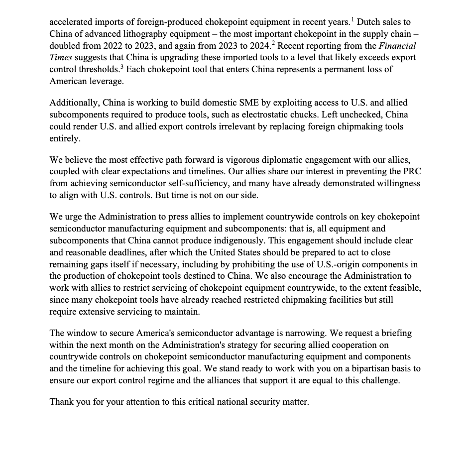 U.S. lawmakers urge Rubio, Lutnick, to tighten ‘chokepoint’ chip tool exports to ChinannBipartisan group warns of ‘narrowing window’ to restrict Beijing’s access to advanced semiconductor tech as Dutch equipment imports surge