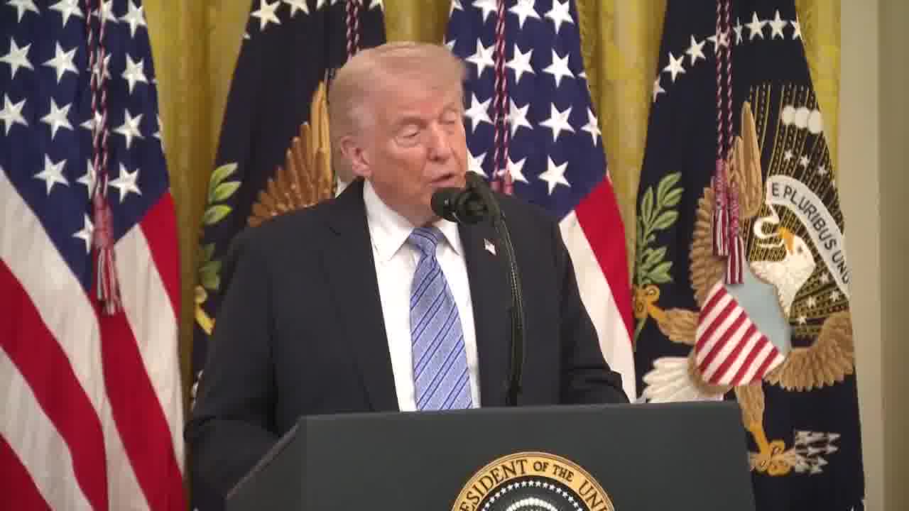 Trump: We have auto plants being built all over the country and we're leading China in AI. I'm going to see President Xi in two weeks, I look forward to that, but I'll say 'I'm leading.' We have very friendly competition.
