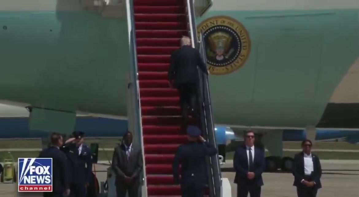U.S. President Donald J. Trump boards Air Force One as he leaves for his trip to Beijing, China to meet with Chinese President Xi Jinping