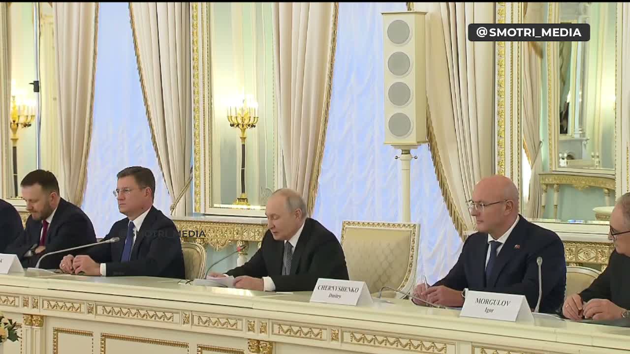 Russian President Vladimir Putin is meeting with Chinese Premier Li Qiang